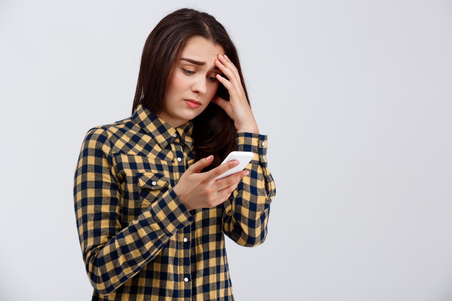 smartphone anxiety waiting for message stress